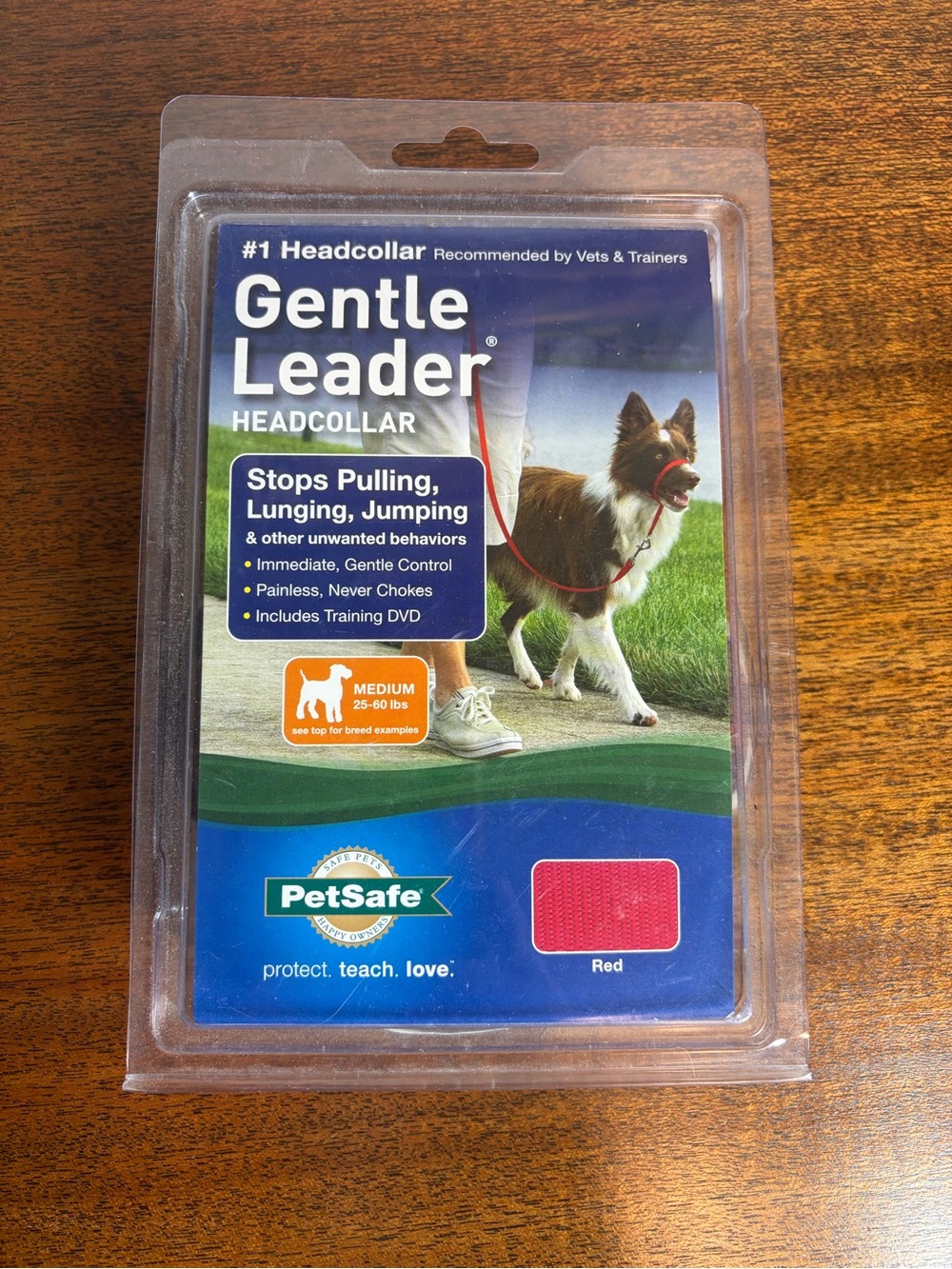 PetSafe Gentle Leader Head Collar - Medium Red - Brand New